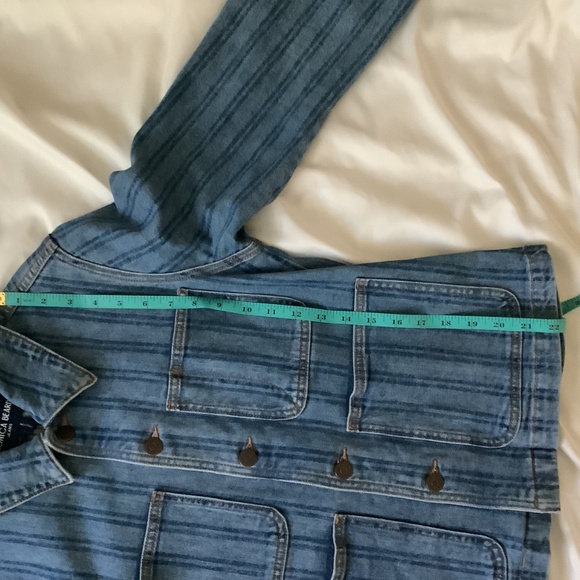 Veronica Beard NWOT Dahl Striped Jean Jacket, Size XS - Picture 14 of 16